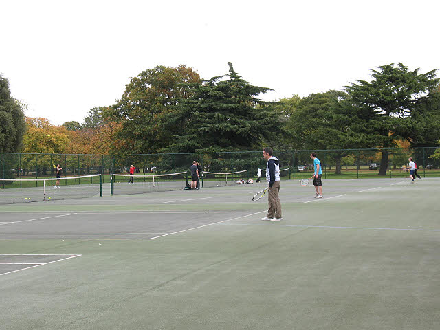 Greenwich Park: tennis courts