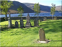 NO4380 : Graveyard, Loch Lee Old Church by Maigheach-gheal