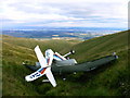 NN9100 : Cessna crash in the Ochil Hills by John Chroston