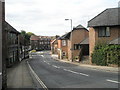 Looking down Bridge Street from the bottom of Magdalen Hill