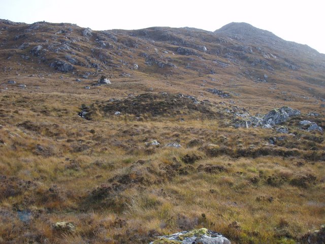 Slopes below Ceann Caol Beinn a' Chaisgein 