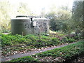 Curious submarine like structure as seen from the path running parallel to Witley Station