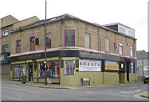 SE1732 : Shafson Fabric Store - Leeds Road by Betty Longbottom