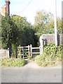 Footpath from Brook Road to King Edward