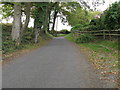 Country road connecting Glasshouse Lane with the A272