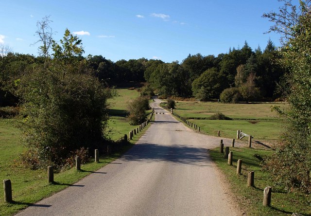 Road at Linford Bottom © Derek Harper cc-by-sa/2.0 :: Geograph Britain