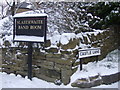 Sign for Slaithwaite Band Room