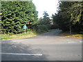 Looking from the A283 into Culmer Lane