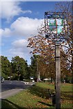 TQ5446 : Leigh Village Sign by David Anstiss