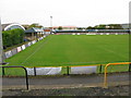 Looking W across Folkestone Invicta football ground