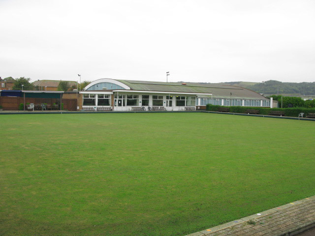 Folkestone bowls club, outdoor green © Nick Smith cc-by-sa/2.0 ...