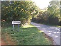 Entering Llangoed from the Mariandyrys direction