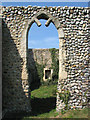TG3928 : All Saints church - the ruined chancel by Evelyn Simak