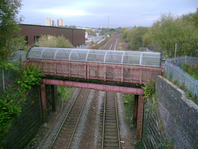 Footbridge over the Maryhill Line