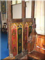 All Saints church - rood screen panels