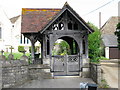 The lych gate of Hullavington church