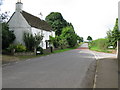 Looking SW along The Street out of Hullavington