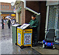 Newspaper Stand, Old Market, Grimsby