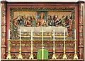 TQ2480 : St James, St James's Gardens, Norlands, London W11 - Reredos by John Salmon