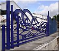 Newquay station, Decorative Ironwork barrier