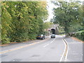 Looking along Airlie Road towards the railway bridge