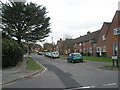 Looking from Cromwell Road into the eastern end of Stuart Crescent