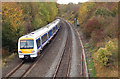 Birmingham-bound train east of Harbury