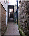 Alleyway from the harbour to Fore Street, St Ives