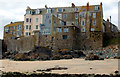 Houses above a strand in St Ives