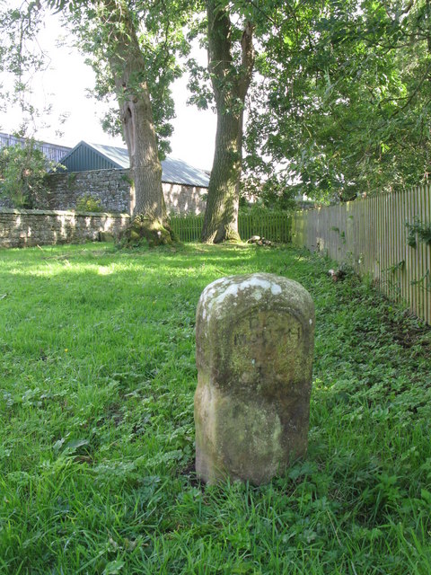 Inscribed stone near Thirlwall Castle
