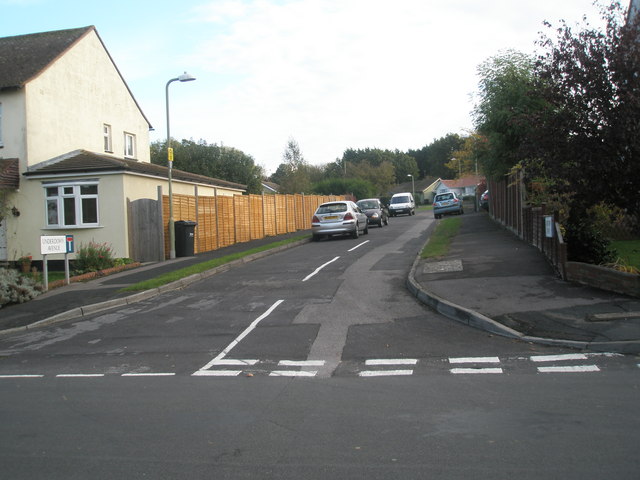 Looking from The Dale into Underdown Avenue