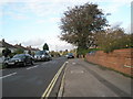 Looking northwards up Fir Copse Road