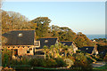 Self-catering chalets on the west side of the Tregenna Estate