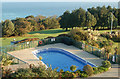 Outdoor swimming pool on the Tregenna Estate