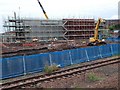 New viaduct abutment at Rutherglen