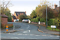 Junction of Leather Street and the A423 in Long Itchington
