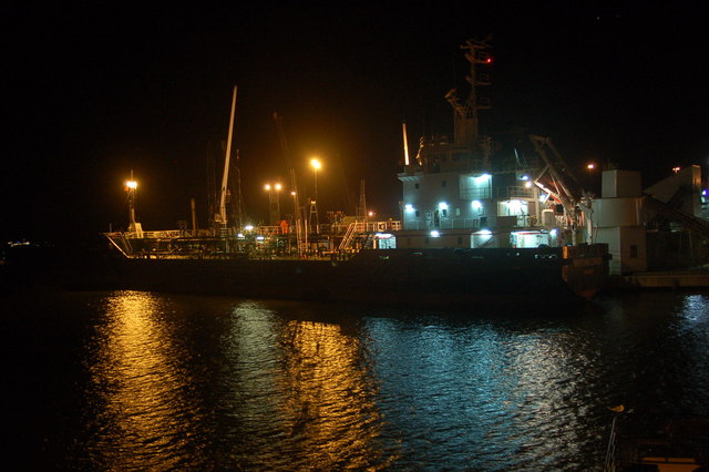 "Whitchallenger" by night.
