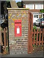 Wall-mounted postbox, Station Road, Tring