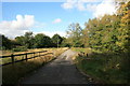 Track off the road from Shrivenham to Watchfield