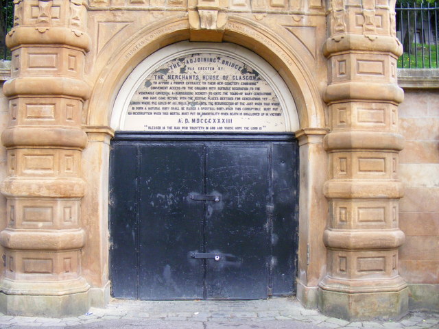 The Entrance Façade at the Necropolis Glasgow