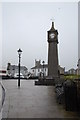 St Just War Memorial in the rain