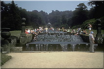 SK2670 : The cascade, Chatsworth by G E Jeal