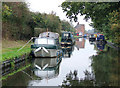 Staffordshire and Worcestershire Canal approaching Gailey Lock