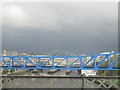 NZ2463 : Tyne bridges on a stormy day by don cload