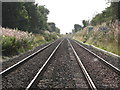 Railway tracks east of Upper Denton