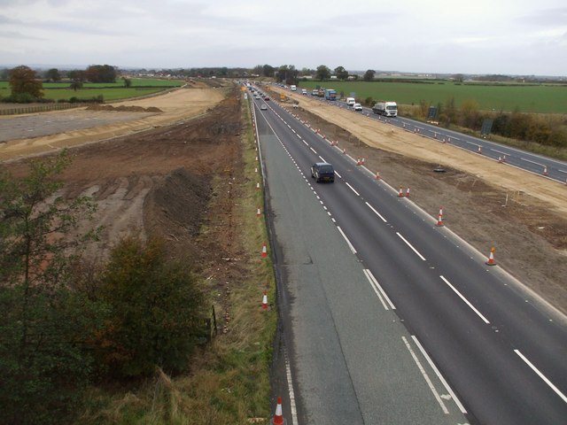 A1 Looking North © Matthew Hatton :: Geograph Britain and Ireland