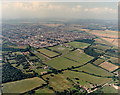 Aerial view of New Thundersley and Plotlands from the north-east