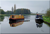 SJ9822 : Tixall Wide in October, Staffordshire by Roger  D Kidd