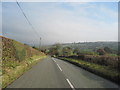 Looking east from cross roads on B4385