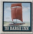 The sign of The Barge Inn